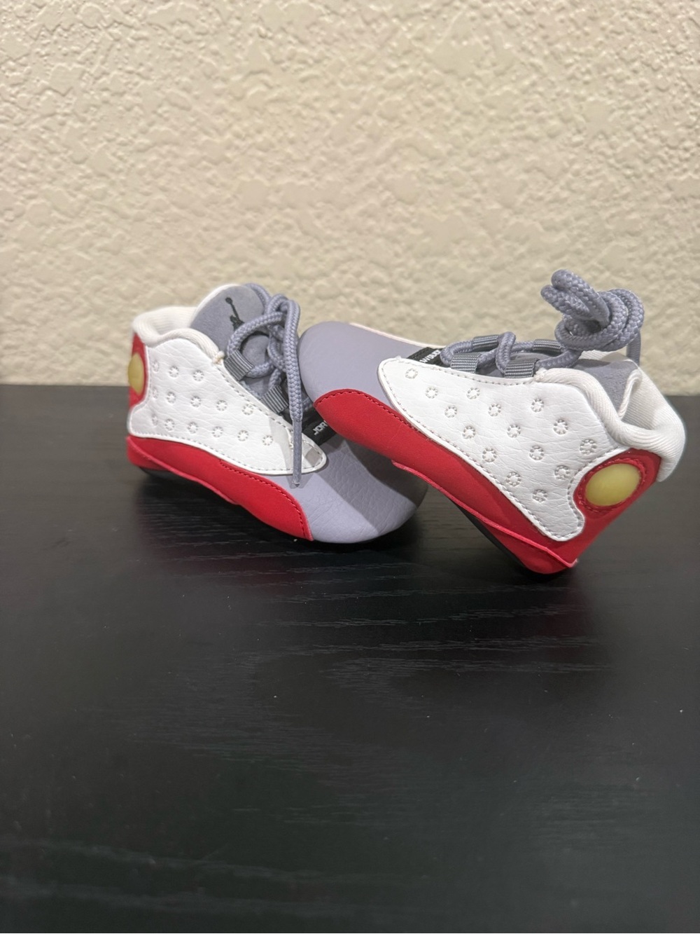 Air Jordan 13 Retro Grey Toe - Kids Red, White & Gray Basketball Sneakers